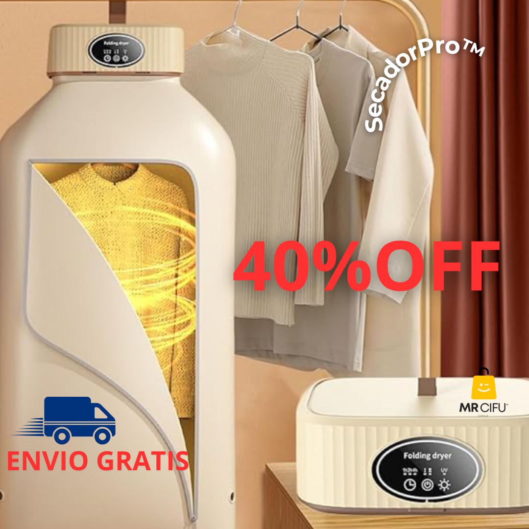 SecadorPro™ ¿Cansado de tener ropa húmeda por días?