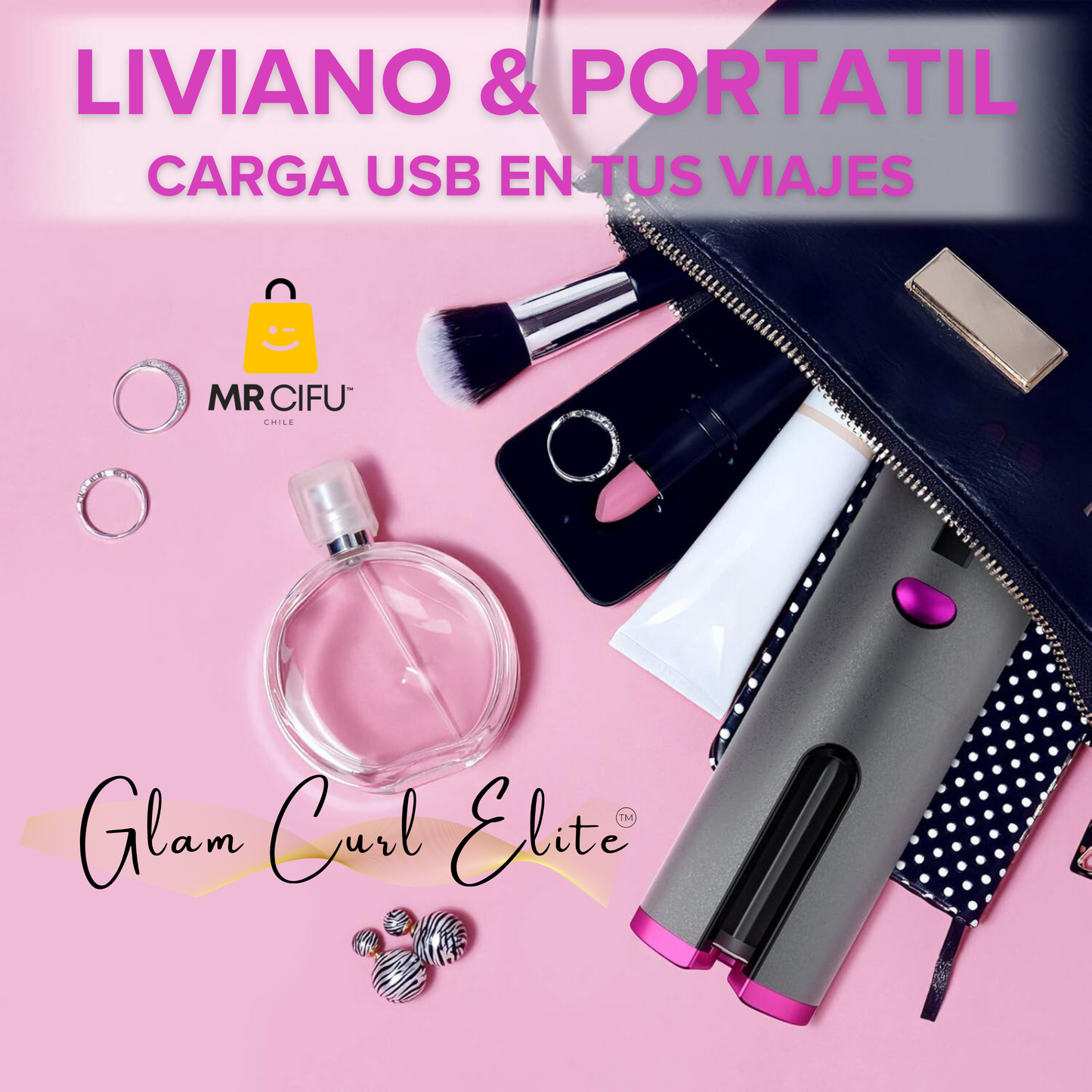 Rizos Perfectos en un ClicK!®  GlamCurl Elite™                ⭐⭐⭐⭐⭐