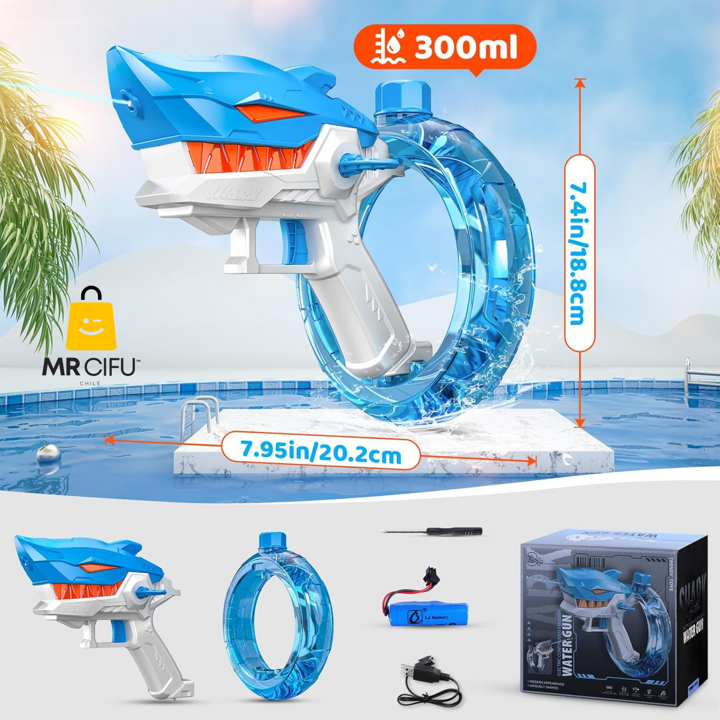 🌞Verano divertido con SharkBlaster™ 🌊   ⭐⭐⭐⭐⭐