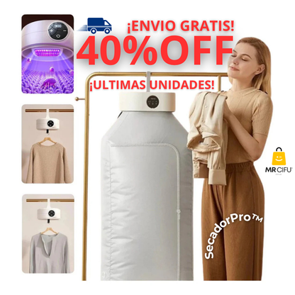 SecadorPro™ ¿Cansado de tener ropa húmeda por días?